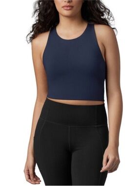 ☀️GapFit Crop Active Racerback Tank Blue Size Small
